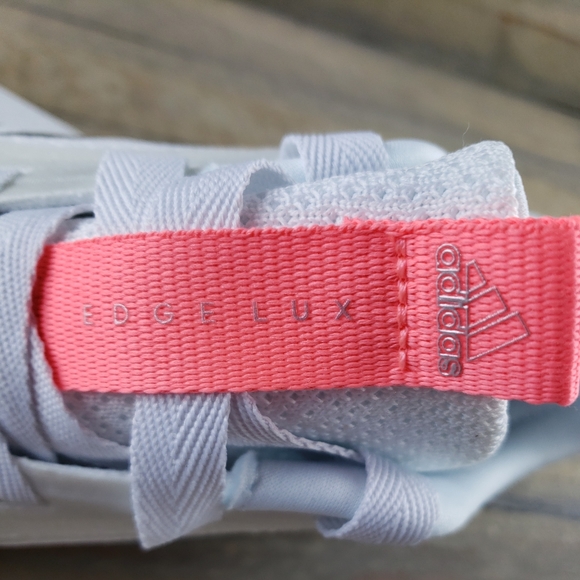 adidas Edge Lux 5  Women's Running Casual Shoes White, Acid Red Metallic Silver - Picture 8 of 11